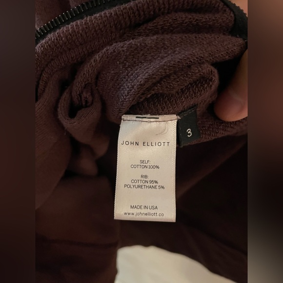 JOHN ELLIOTT VILLAIN HOODIE SIZE 3 (M) - Picture 4 of 5